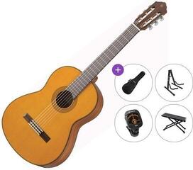 Classical guitar Yamaha CG142C Premium SET 4/4 Natural High Gloss Classical guitar