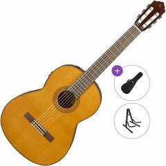 Classical Guitar with Preamp Yamaha CGX122MS Standard SET 4/4 Natural Classical Guitar with Preamp