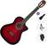 Klasična kitara Pasadena SC041C Standard SET 4/4 Red Burst Klasična kitara