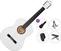Guitare classique Valencia VC104 Premium SET 4/4 White Guitare classique