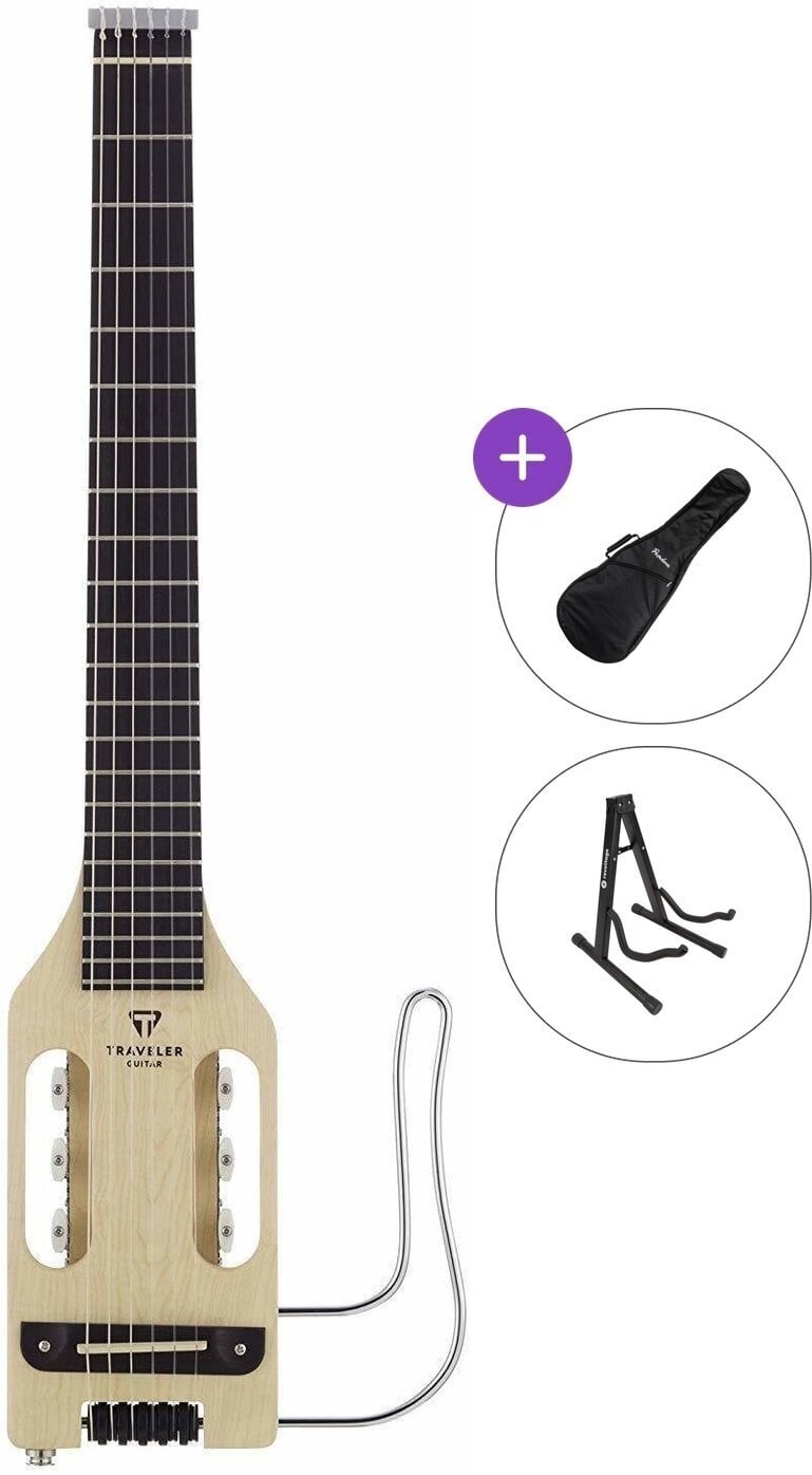 Класическа китара с предусилвател Traveler Guitar Ultra Light Nylon Standard SET 4/4 Natural Класическа китара с предусилвател