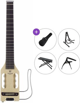 Класическа китара с предусилвател Traveler Guitar Ultra Light Nylon Premium SET 4/4 Natural Класическа китара с предусилвател - 1