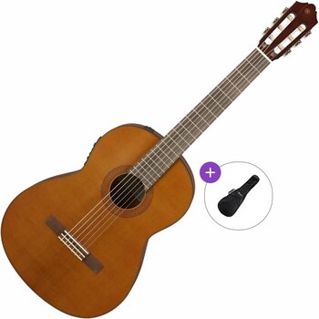 Chitară clasică cu preamplificare Yamaha CGX122MC Basic SET 4/4 Red Cedar-Natural Chitară clasică cu preamplificare - 1