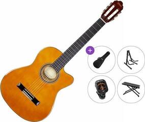 Klassieke gitaar Valencia VC104TC Premium SET 4/4 Natural Klassieke gitaar