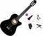 Klassikaline kitarr Valencia VC104TC Premium SET 4/4 Black Klassikaline kitarr