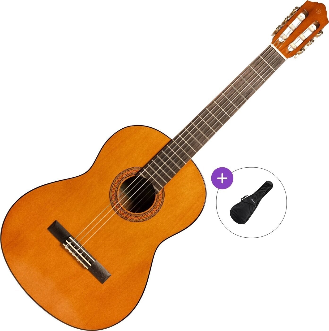 Klassieke gitaar Yamaha C40III Basic SET 4/4 Natural Klassieke gitaar