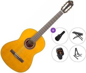 Klassieke gitaar Valencia VC204H Premium SET 4/4 Natural Klassieke gitaar