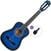 Semi-klassieke gitaar voor kinderen Pasadena PC-10-1/2 Basic SET Blue Burst Semi-klassieke gitaar voor kinderen