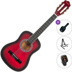Класическа китара с размер 1/2 Pasadena PC-10-1/2 Standard SET Red Burst Класическа китара с размер 1/2