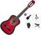 Klassikaline kitarr Pasadena PC-10-1/2 Premium SET Red Burst Klassikaline kitarr
