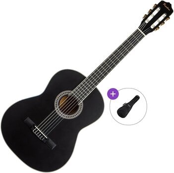 Klassieke gitaar Pasadena PC-10 Basic SET 4/4 Black Klassieke gitaar - 1