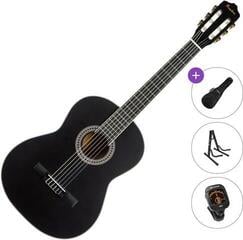 Klassieke gitaar Pasadena PC-10 Standard SET 4/4 Black Klassieke gitaar