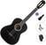 Klassieke gitaar Pasadena PC-10 Standard SET 4/4 Black Klassieke gitaar