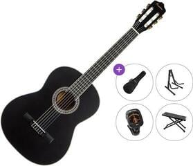 Klassieke gitaar Pasadena PC-10 Premium SET 4/4 Black Klassieke gitaar