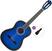 Klassikaline kitarr Pasadena PC-10 Basic SET 4/4 Blue Burst Klassikaline kitarr