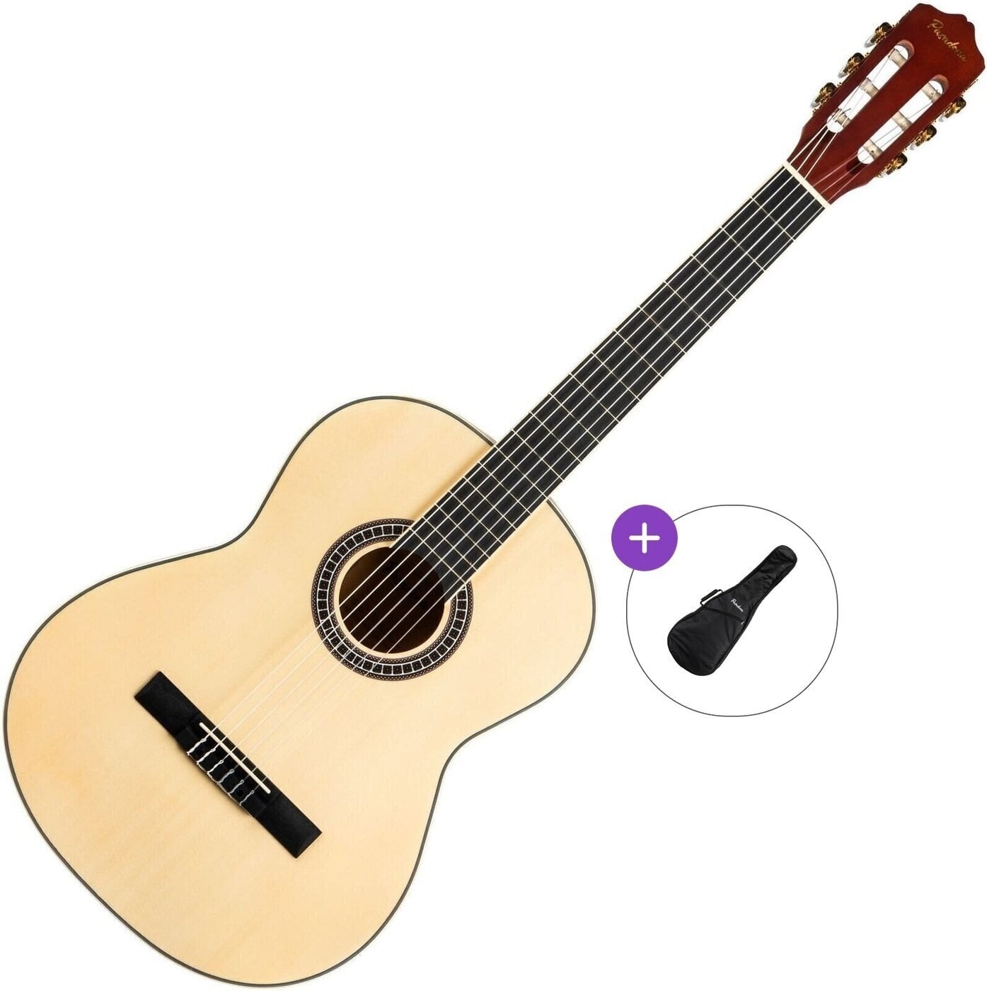 Klassikaline kitarr Pasadena PC-10 Basic SET 4/4 Natural Klassikaline kitarr