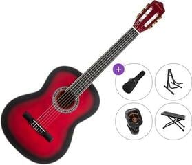 Klassikaline kitarr Pasadena PC-10 Premium SET 4/4 Red Burst Klassikaline kitarr