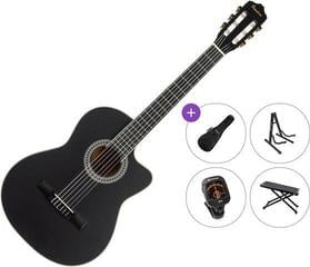 Classical guitar Pasadena PCC-10 Premium SET 4/4 Black Classical guitar