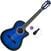 Klassikaline kitarr Pasadena PCC-10 Basic SET 4/4 Blue Burst Klassikaline kitarr