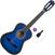 3/4 klassieke gitaar voor kinderen Pasadena PC-10-3/4 Basic SET Blue Burst 3/4 klassieke gitaar voor kinderen