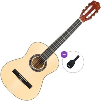 3/4 klassieke gitaar voor kinderen Pasadena PC-10-3/4 Basic SET Natural 3/4 klassieke gitaar voor kinderen - 1