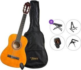 Klassikaline kitarr Valencia VC104K Premium SET 4/4 Natural Klassikaline kitarr