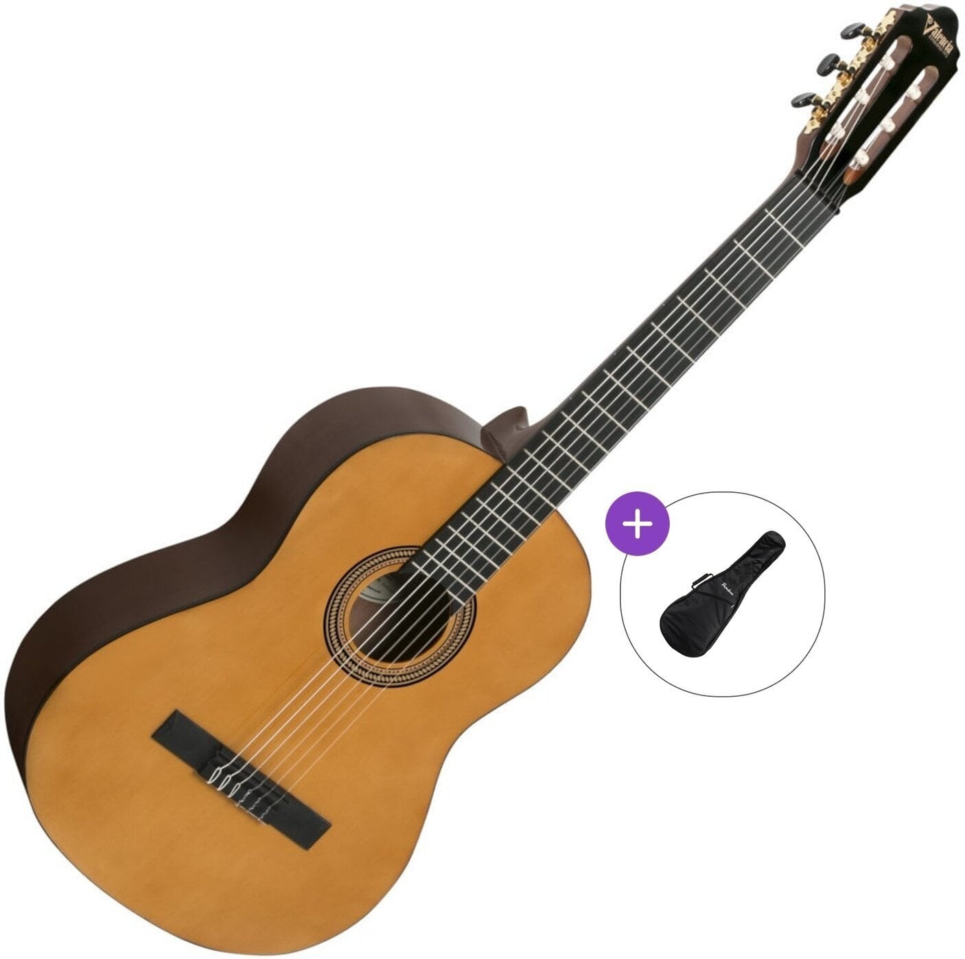 Klassieke gitaar Valencia VC264 Basic SET 4/4 Antique Natural Klassieke gitaar
