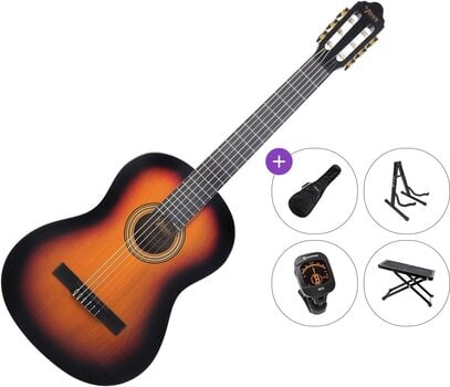 Klassieke gitaar Valencia VC264 Premium SET 4/4 Classical Sunburst Klassieke gitaar - 1