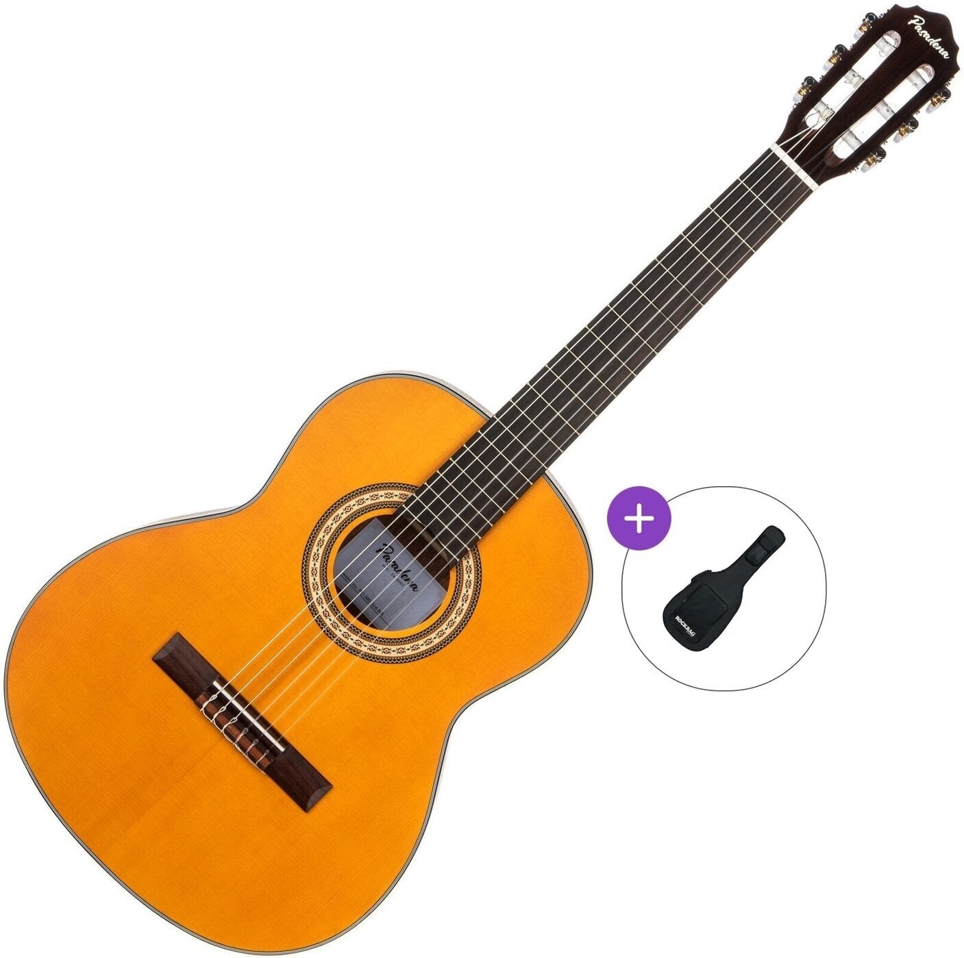 3/4 klassieke gitaar voor kinderen Pasadena PC-100 Basic SET Natural 3/4 klassieke gitaar voor kinderen
