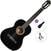 Guitarra clássica com pré-amplificador Valencia VC104E Standard SET 4/4 Black Guitarra clássica com pré-amplificador