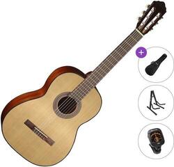 Classical guitar Cort AC100 Standard SET 4/4 Open Pore Natural Classical guitar