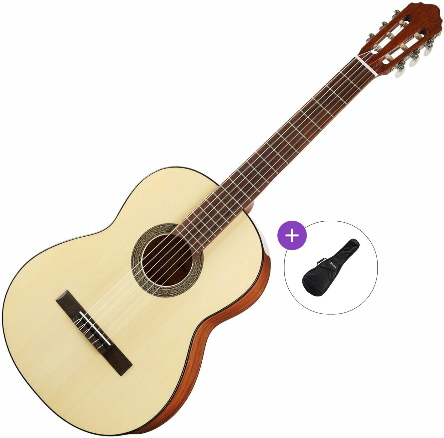 Klasická kytara Cort AC100 Basic SET 4/4 Natural Klasická kytara