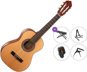 1/2 klasična gitara za djecu Cort AC50 OP Premium SET Open Pore Natural 1/2 klasična gitara za djecu