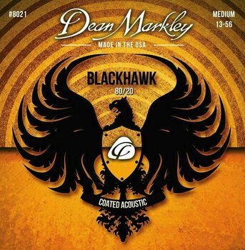 Cordes de guitares acoustiques Dean Markley 8021 Blackhawk 80/20 13-56 - 1