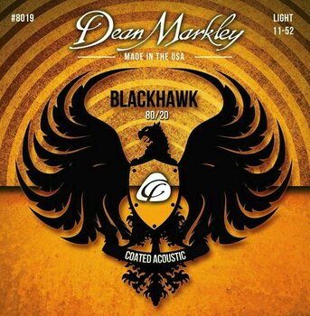 Struny pre akustickú gitaru Dean Markley 8019 Blackhawk 80/20 11-52 - 1