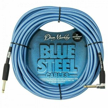 Инструментални кабл Dean Markley DMBSIN20R 6 m Pravo – Pod uglom Инструментални кабл - 1