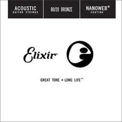Gitarrsträng Elixir Acoustic 80/20 Bronze NanoWeb .032 Gitarrsträng