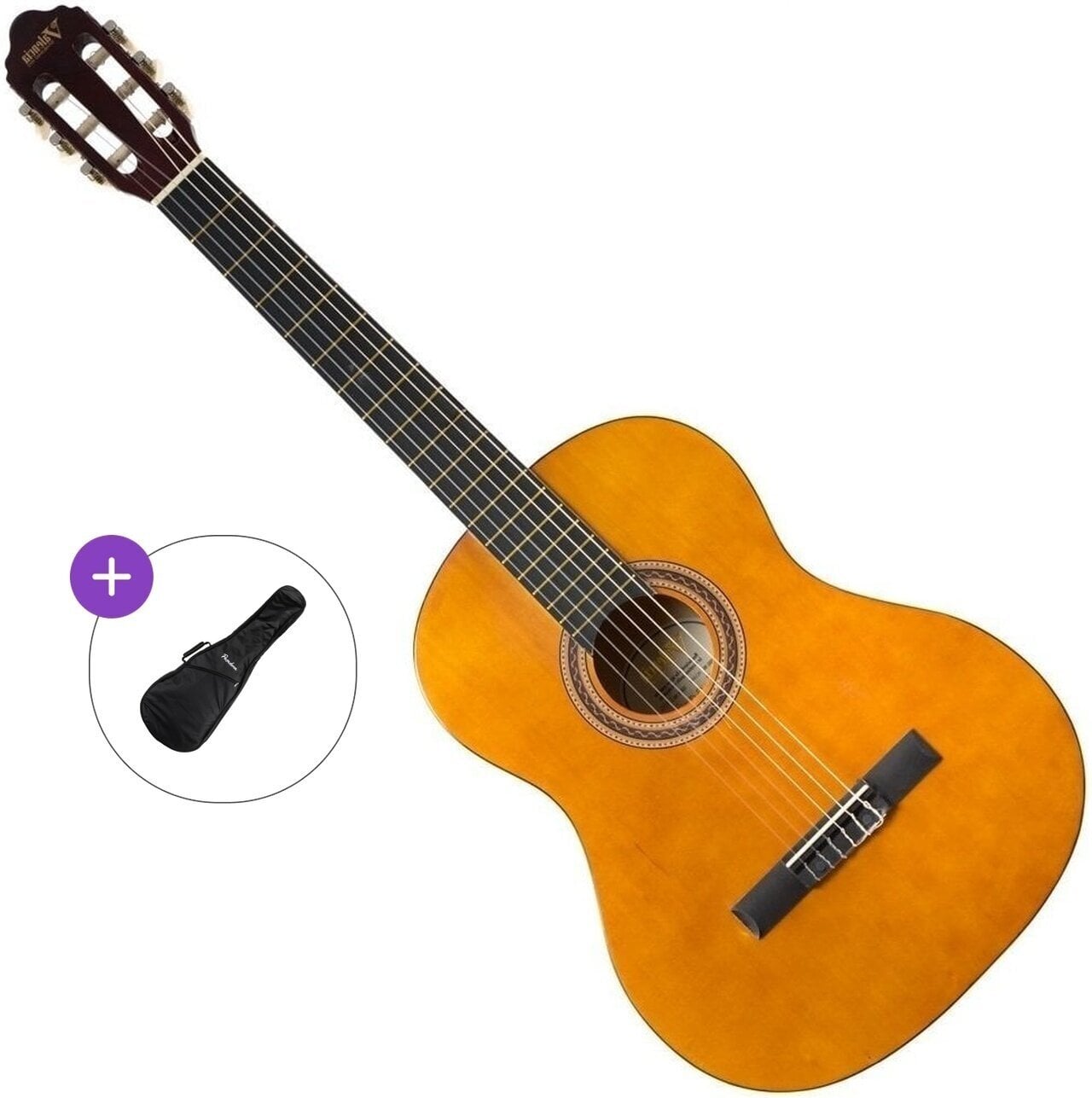 Konzertgitarre Valencia VC104L Basic SET 4/4 Natural Konzertgitarre