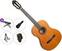 Klassieke gitaar Valencia VC204HL Premium SET 4/4 Natural Klassieke gitaar