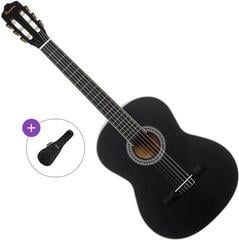 Konzertgitarre Pasadena PC-10L Basic SET 4/4 Black Konzertgitarre
