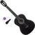 Konzertgitarre Pasadena PC-10L Basic SET 4/4 Black Konzertgitarre