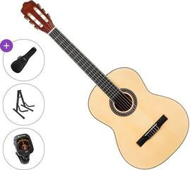 Konzertgitarre Pasadena PC-10L Standard SET 4/4 Natural Konzertgitarre