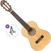 1/4 Konzertgitarre für Kinder Ortega R121-L Basic SET Natural 1/4 Konzertgitarre für Kinder