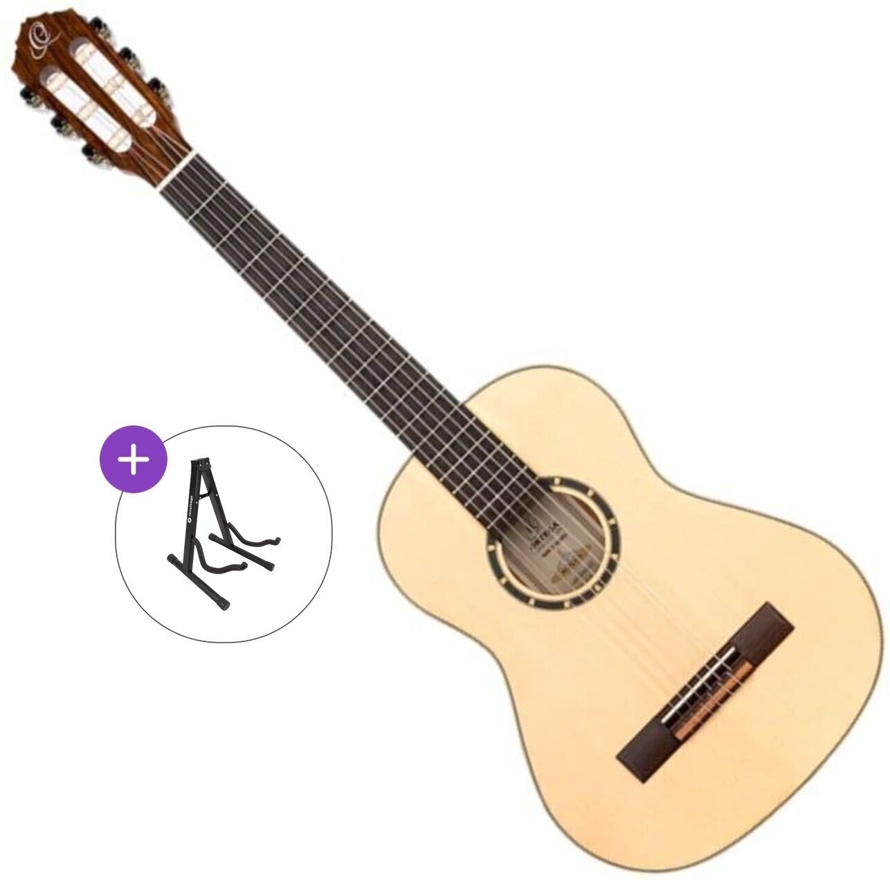 Klassisk guitar Ortega R121L Basic SET Natural Klassisk guitar