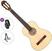 Klassisk guitar Ortega R121L Standard SET Natural Klassisk guitar