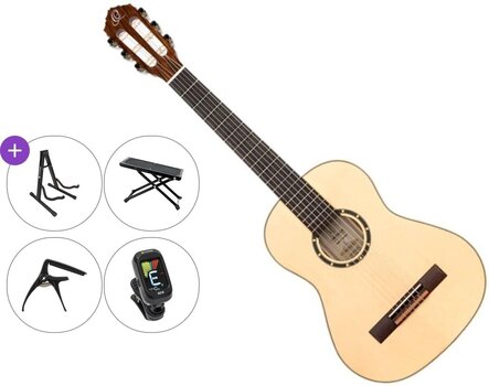 Klassisk guitar Ortega R121L Premium SET Natural Klassisk guitar - 1
