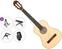 Klassisk guitar Ortega R121L Premium SET Natural Klassisk guitar