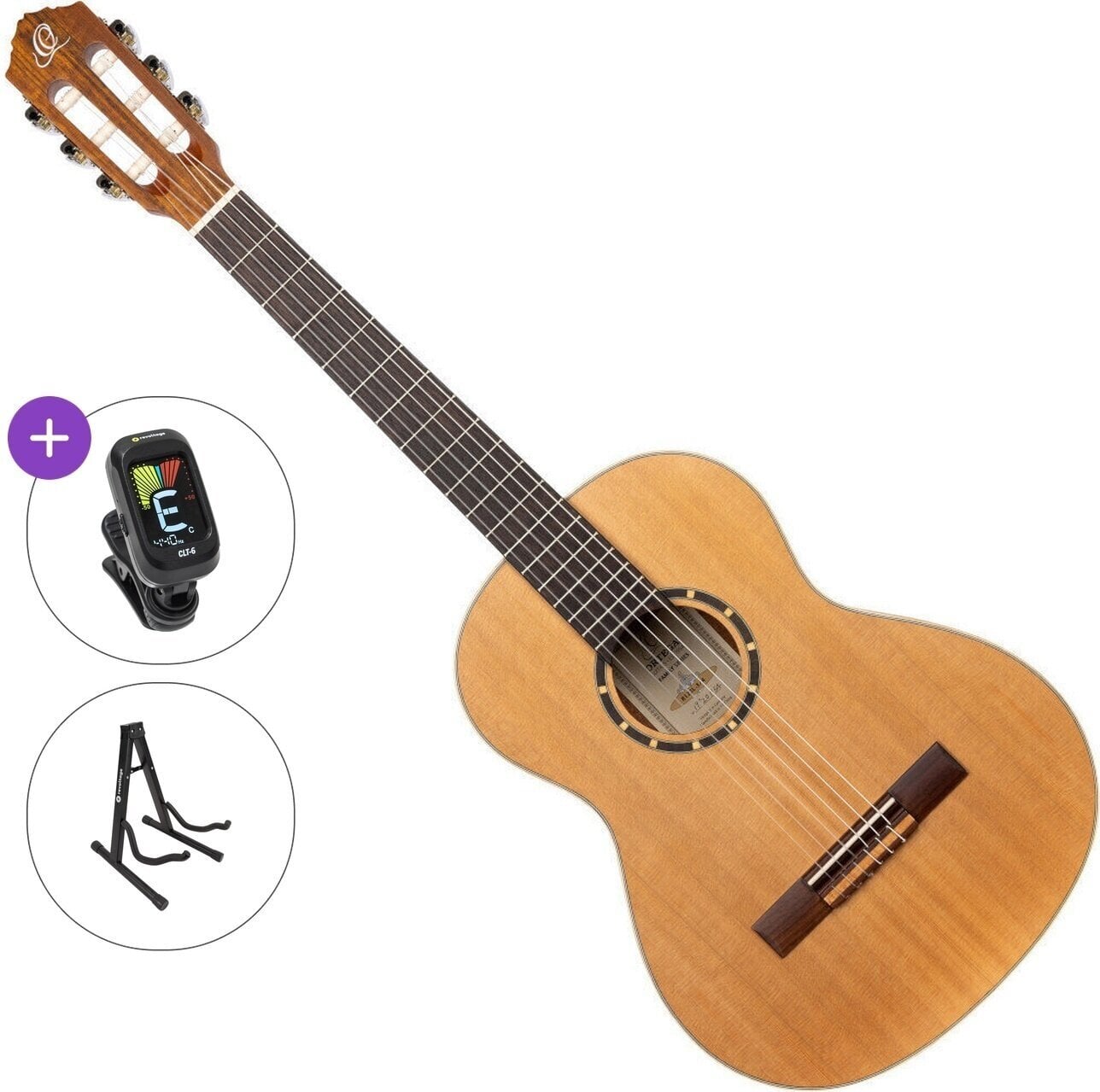 Gitara klasyczna 3/4 dla dzieci Ortega R122L Standard SET Natural Gitara klasyczna 3/4 dla dzieci