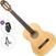 Gitara klasyczna 3/4 dla dzieci Ortega R121L Standard SET Natural Gitara klasyczna 3/4 dla dzieci