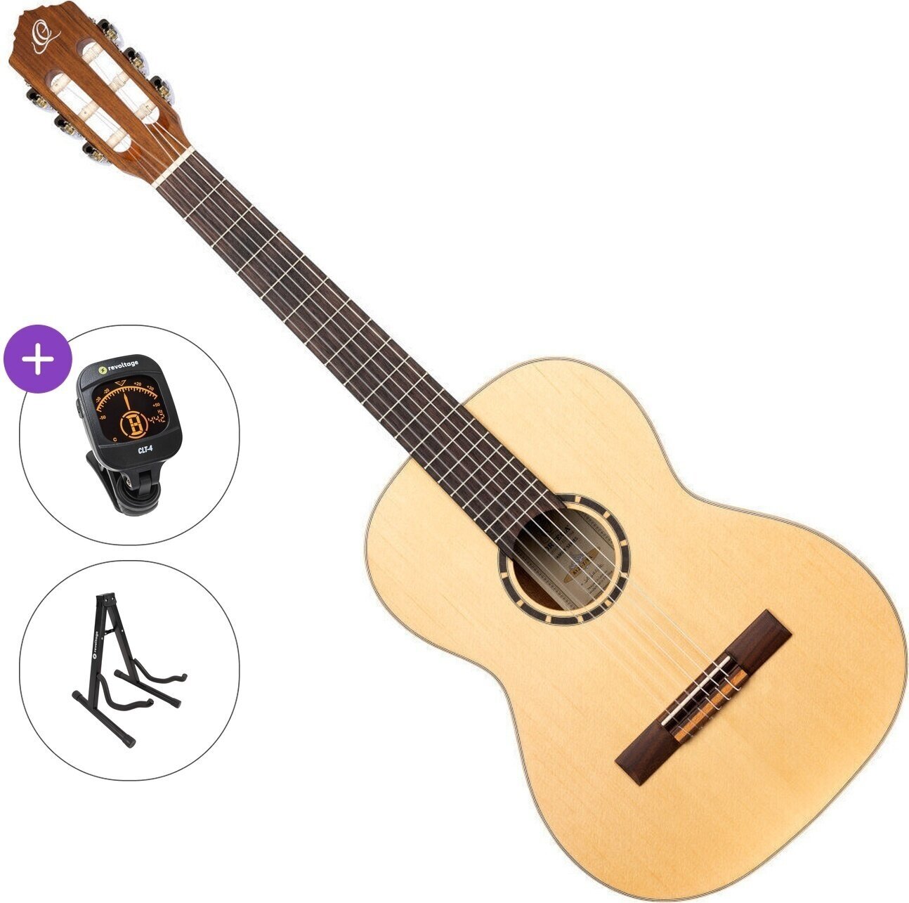 Klasszikus gitár Ortega R121-7/8-L Standard SET 7/8 Natural Klasszikus gitár